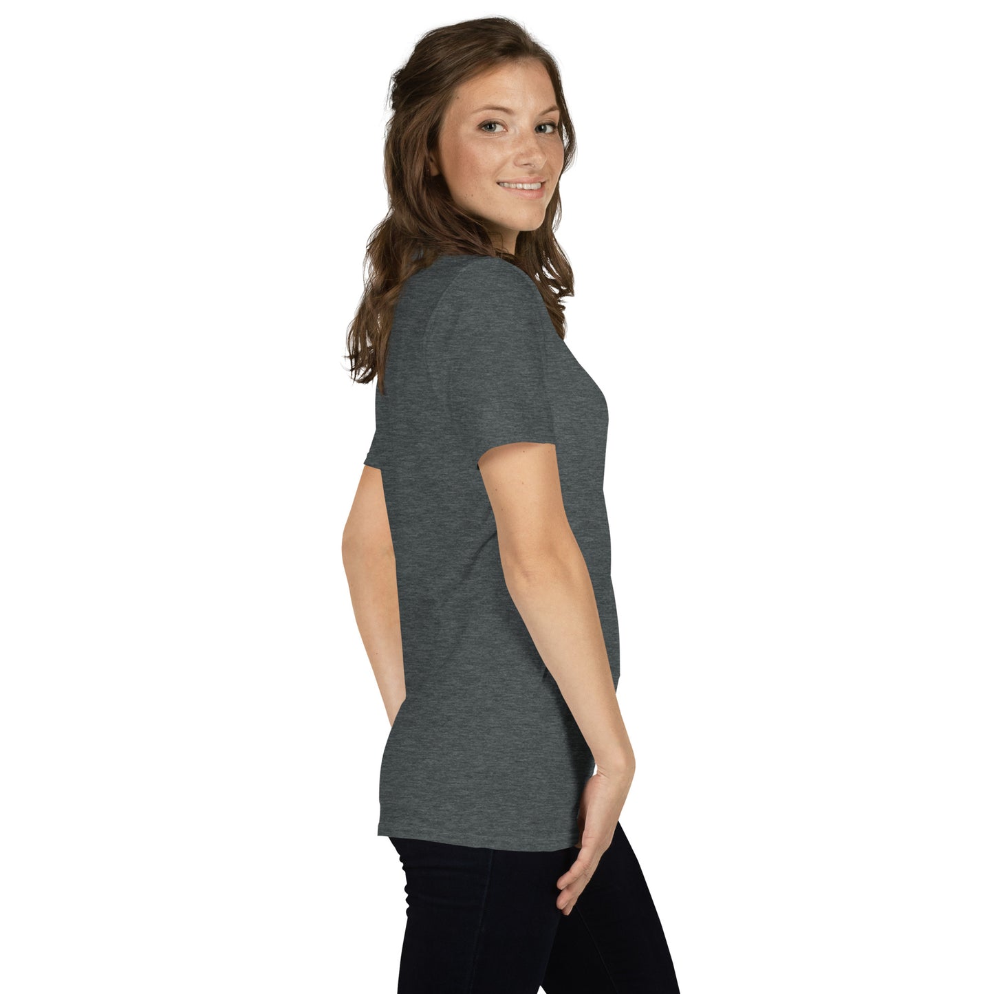 T-shirt gris Classique Femme