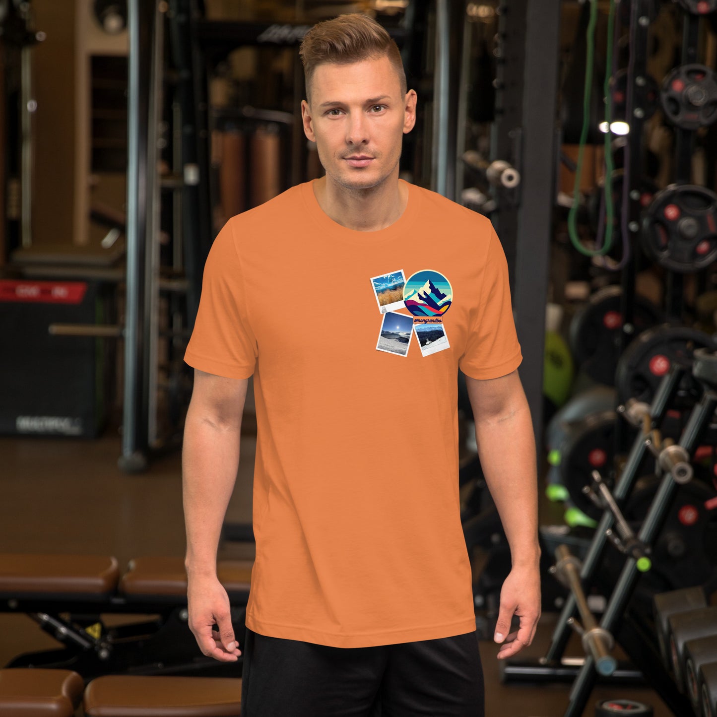 T-shirt Homme #mongrandbo bleu marine ou orange