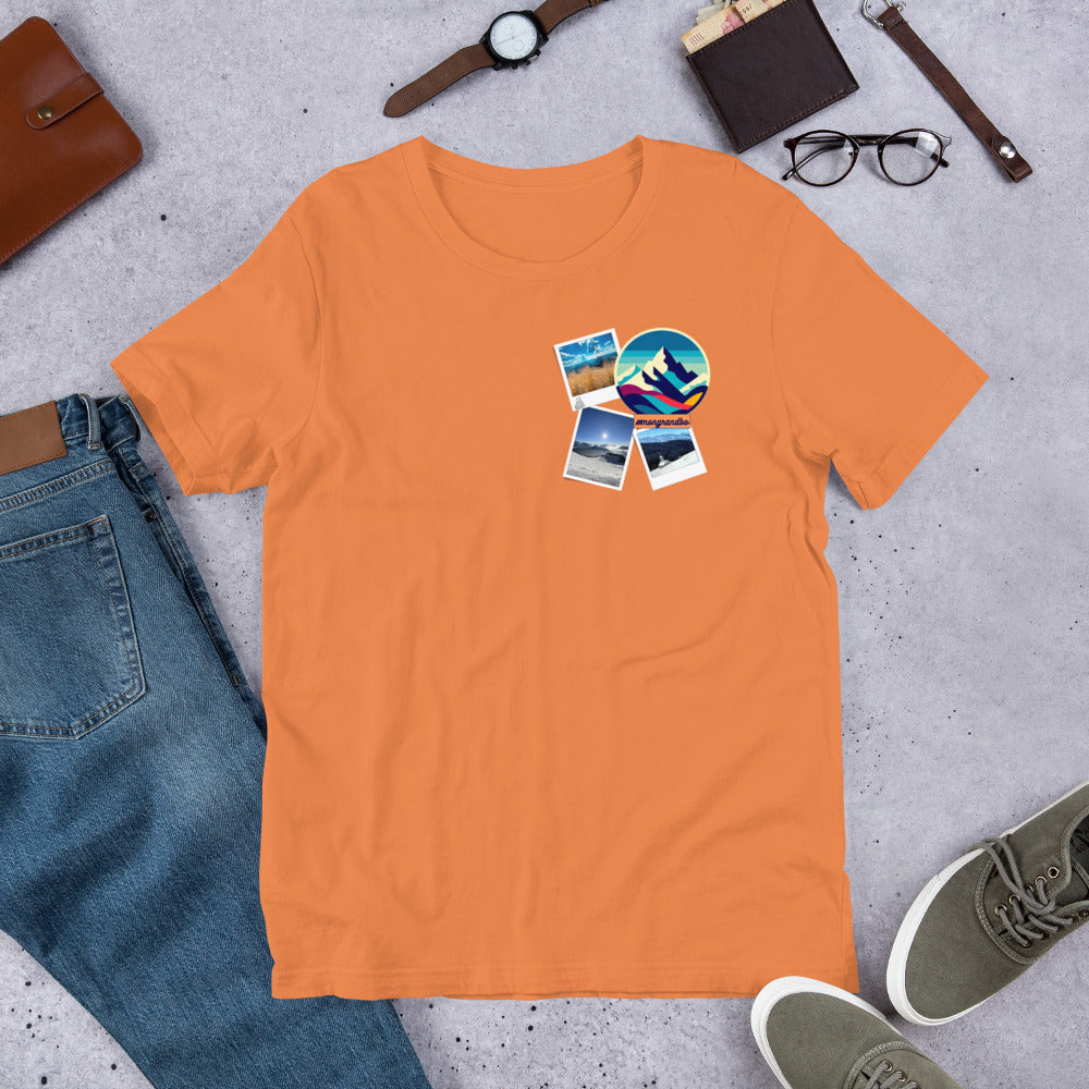 T-shirt Homme #mongrandbo bleu marine ou orange