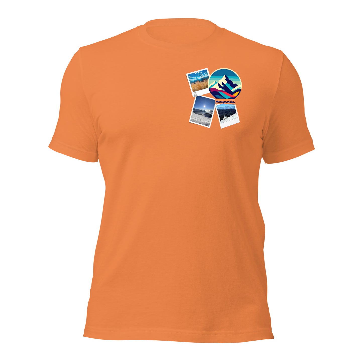 T-shirt Homme #mongrandbo bleu marine ou orange