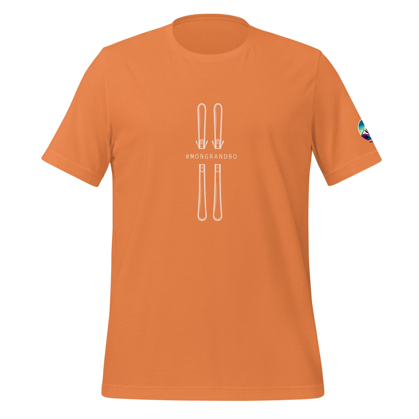 T-shirt Homme #mongrandbo bleu marine ou orange