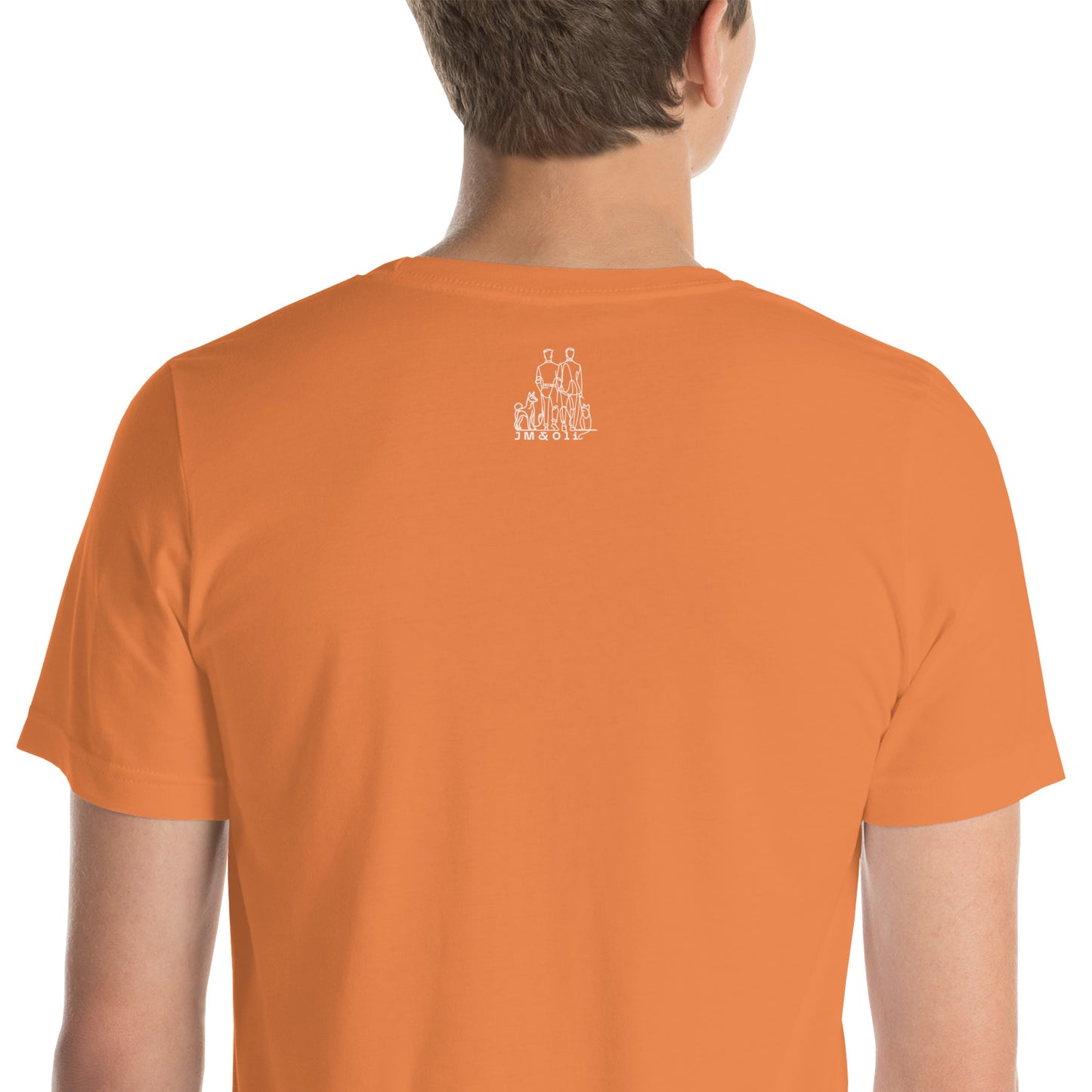 T-shirt Homme #mongrandbo bleu marine ou orange