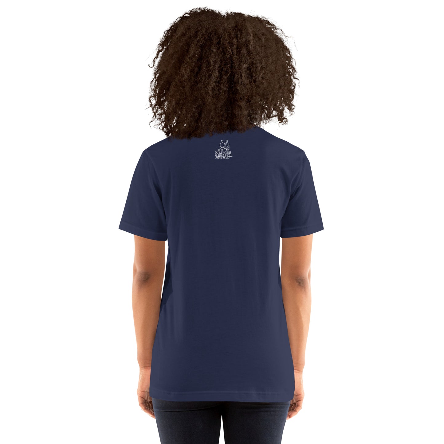 T-shirt Femme #mongrandbo bleu marine ou orange