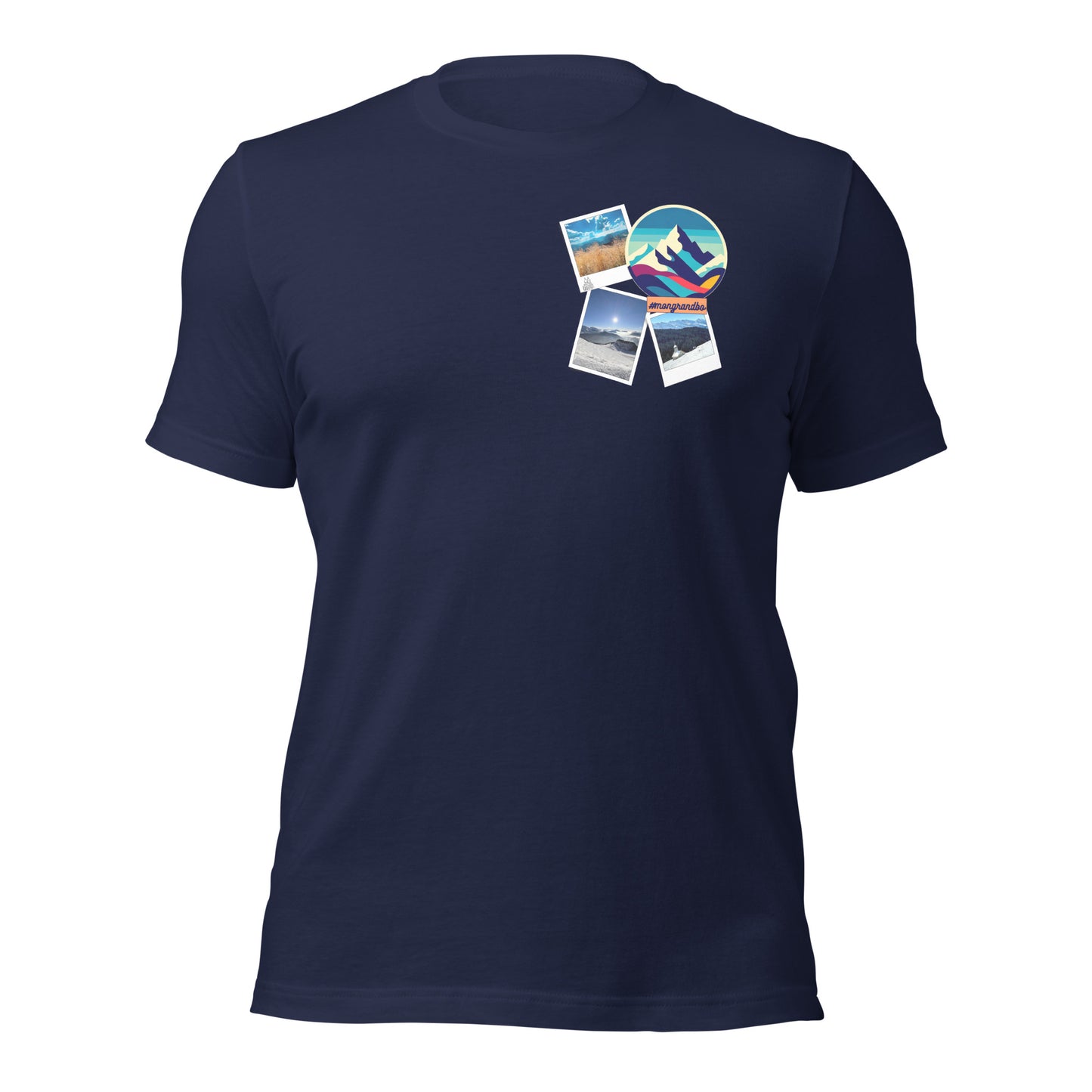 T-shirt Femme #mongrandbo bleu marine ou orange