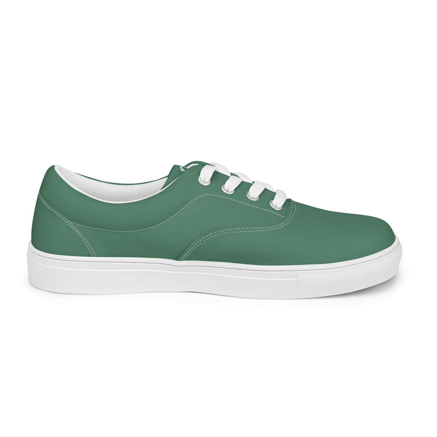 Tennis en Toile avec Lacets pour Femme - Green Court