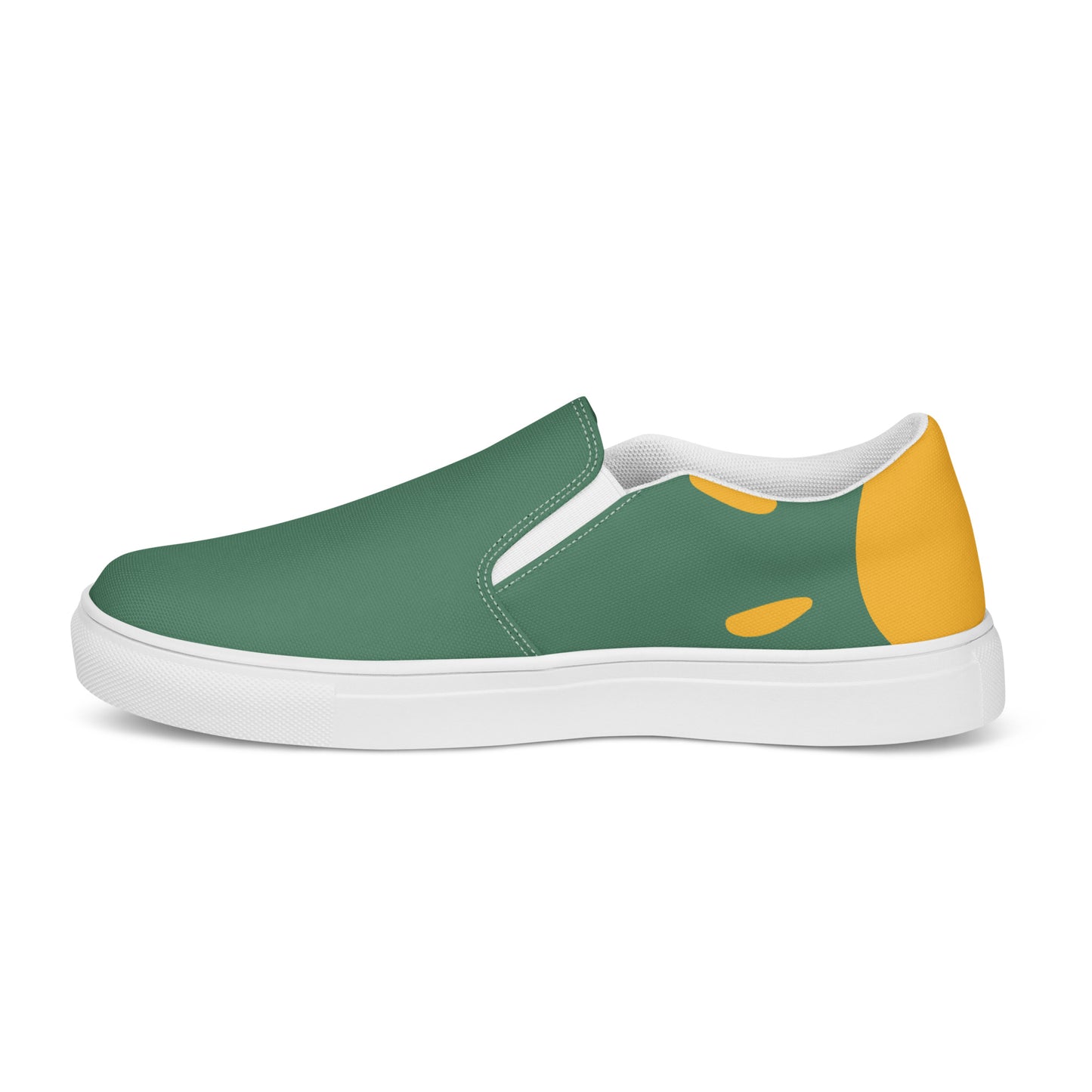 Tennis en Toile sans Lacets pour Femme - Green Court